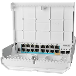 Коммутатор Mikrotik netPower 15FR CRS318-1Fi-15Fr-2S-OUT 100 Base-TX (100 мбит/с), 2 SFP порта