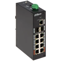 Коммутатор Dahua DH-PFS3211-8GT-120 1000 Base-TX (1000 мбит/с), 2 SFP порта