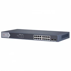 Коммутатор Hikvision DS-3E1518P-EI 1000 Base-TX (1000 мбит/с), 2 SFP порта