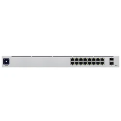 Коммутатор Ubiquiti USW-16-POE Gen2 1000 Base-TX (1000 мбит/с), 2 SFP порта