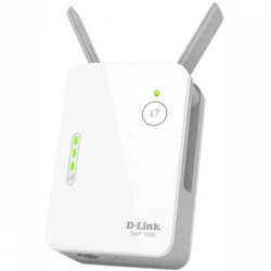 Усилитель сигнала Wi-Fi D-link DAP-1620/RU/B1A 10/100/1000 Base-TX (1000 мбит/с), Wi-Fi 5 (802.11a/ b/ g/ n/ ac), с внешней антенной