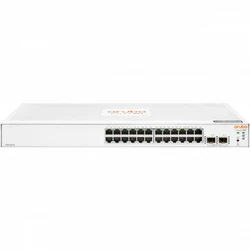 Коммутатор HPE Instant On 1830 24G 2SFP JL812A 1000 Base-TX (1000 мбит/с), 2 SFP порта