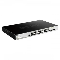 Коммутатор D-link DGS-1210-28MP/ME/B2A 1000 Base-TX (1000 мбит/с), 4 SFP порта