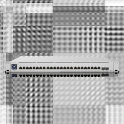Коммутатор Ubiquiti Коммутатор 24PORT 2.5GBE USW-ENTERPRISE-24-POE 2.5 GBase-T (2500 мбит/с), 2 SFP порта