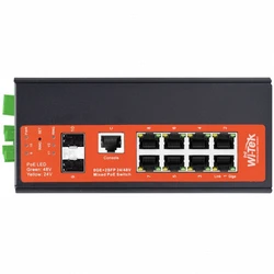Коммутатор Wi-Tek WI-PMS310GF-Alien-I 1000 Base-TX (1000 мбит/с), 2 SFP порта