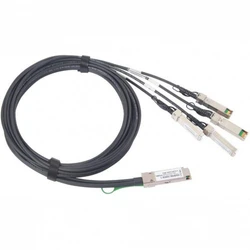 Аксессуар для сетевого оборудования Juniper QSFP+ to SFP+ 10 Gigabit Ethernet Direct Attach Break out Copper (3M) QFX-QSFP-DACBO-3M (Кабель)