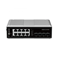 Коммутатор BDCOM IES200-L25-8T4S 1000 Base-TX (1000 мбит/с), 4 SFP порта