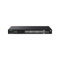 Коммутатор TENDA G2228P-24-410W 1000 Base-T (1000 мбит/с), 2 SFP порта