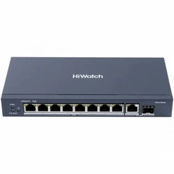 Коммутатор Hikvision DS-S1008GP 1000 Base-T (1000 мбит/с), 1 SFP порт