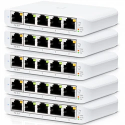 Коммутатор Ubiquiti UniFi Switch Flex Mini 5-pack USW-Flex-Mini-5 1000 Base-T (1000 мбит/с)