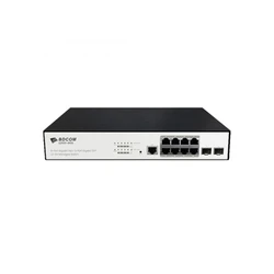 Коммутатор BDCOM S2500-8P2S 1000 Base-T (1000 мбит/с), 2 SFP порта