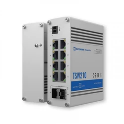 Коммутатор TELTONIKA TSW210 TSW210000000 1000 Base-T (1000 мбит/с), 2 SFP порта