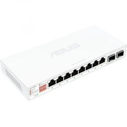 Коммутатор Asus QG-U1080 90IG0A00-MO3B00 2.5 GBase-T (2500 мбит/с), 2 SFP порта