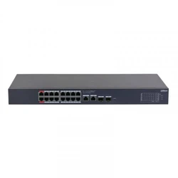 Коммутатор Dahua CS4220 DH-CS4220-16GT-190 1000 Base-TX (1000 мбит/с), 2 SFP порта