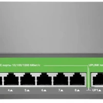 Коммутатор Digma DSP208G DSP208G-2G-1S-T120 1000 Base-T (1000 мбит/с), 1 SFP порт