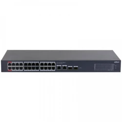 Коммутатор Dahua CS4228 DH-CS4228-24GT-375 1000 Base-T (1000 мбит/с), 2 SFP порта