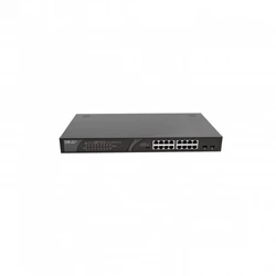 Коммутатор Ruijie RG-ES118GS-P 1000 Base-T (1000 мбит/с), 2 SFP порта