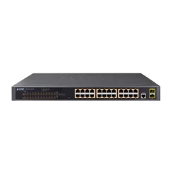 Коммутатор Planet GS-4210-24P2S 1000 Base-TX (1000 мбит/с), 2 SFP порта