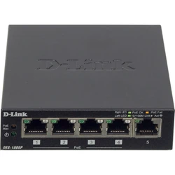Коммутатор D-link DES-1005P/B1A 100 Base-TX (100 мбит/с)