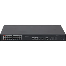 Коммутатор Dahua DH-PFS4218-16ET-240 100 Base-TX (100 мбит/с), 2 SFP порта