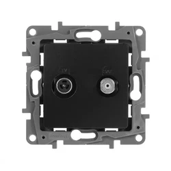Сетевая розетка Legrand 672657 Розетка TV/SAT 2каб АНТР ETIKA