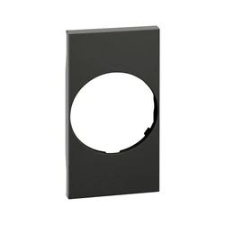 Bticino Лицевая панель Bticino KG04 Living Now для розеток 2К+З нем. ст. 2 модуля черный