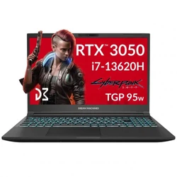 Ноутбук Dream Machines RG3050-15KZ76 15.6 ", FHD 1920x1080 (16:9), Intel, Core i7, 16 Гб, 1 ТБ, nVidia GeForce RTX 3050