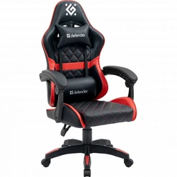 Компьютерный стул Defender Codec чёрный/красный 64300