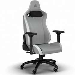 Компьютерное кресло Corsair TC200 Leatherette Light Grey-White CF-9010045-WW