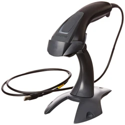 Сканер штрихкода Honeywell 1400G2D-2USB-1 Ручной проводной, 2D, USB, Черный, С подставкой
