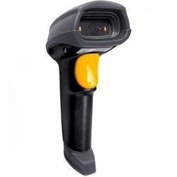 Сканер штрихкода Mindeo MD6600AT-HD Ручной проводной, 2D, USB, Черный-Желтый, С подставкой
