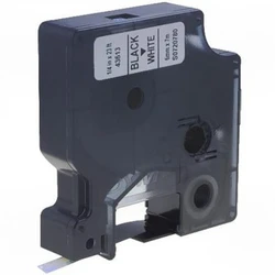 Расходный материал DYMO Картридж с лентой 6мм х 7м , пластик, черный на белой ленте S0720780