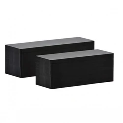 Расходный материал Evolis PVC BLANK MATT BLACK LONG CARDS C8122