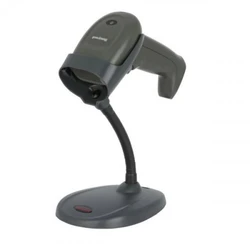 Сканер штрихкода Honeywell HH490-R1-1USB-1-R (Ручной проводной, 2D, USB, Com (RS232), Черный, С подставкой)