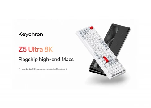 Keychron Z5 Ultra 8K - алюминиевая клавиатура с частотой опроса 8000 Гц