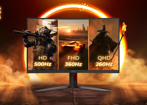 AOC представила 31,5-дюймовый изогнутый монитор CQ32G4ZA с с частотой до 500 Гц
