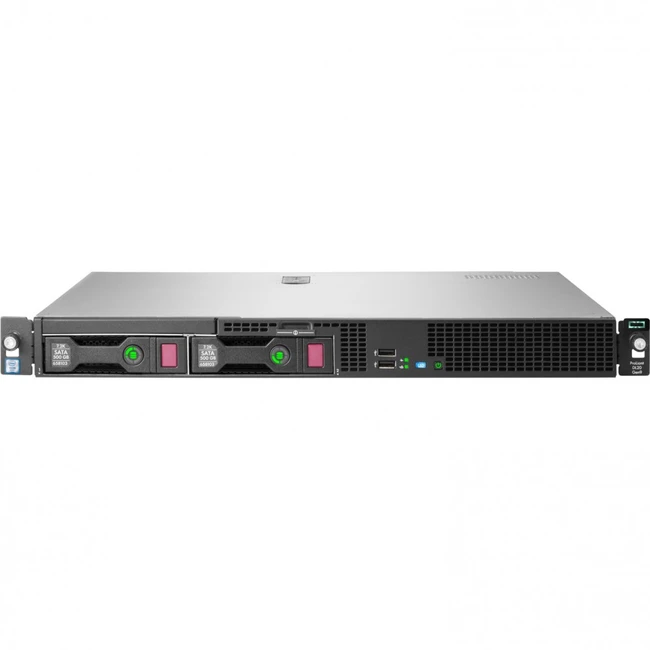 Сервер HPE ProLiant DL20 Gen9 829889-B21 (1U Rack, Pentium G4400, 3300 МГц, 2, 3)