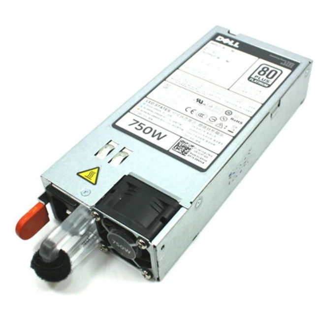 Серверный блок питания Dell Single, Hot-plug Power Supply (1+0), 750W, CusKit 450-AEBN 1U, 750 Вт