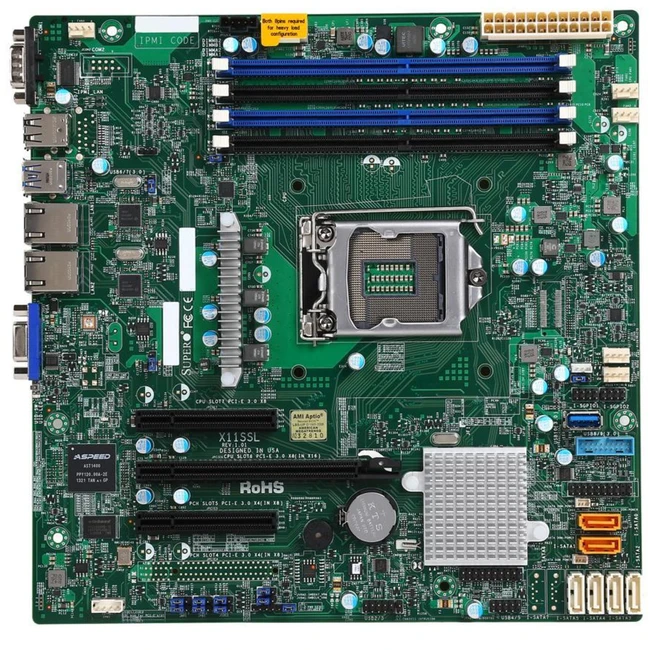 Серверная материнская плата Supermicro MBD-X11SSL-O