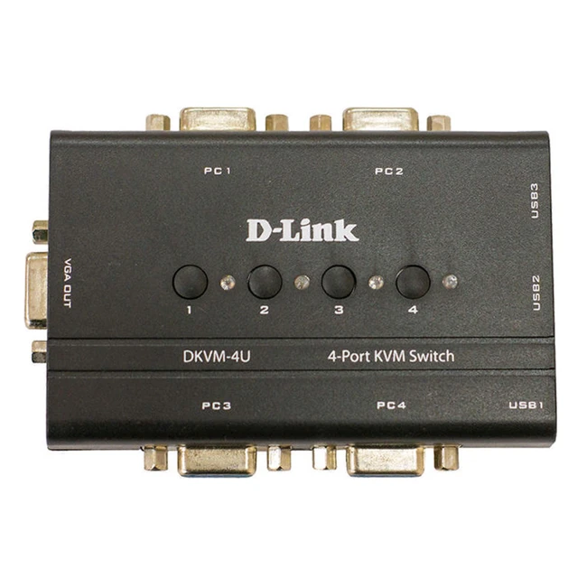 KVM-переключатель D-link DKVM-4U/C1A