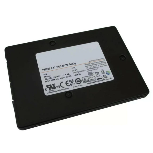 Жесткий диск Samsung PM983 MZQLB1T9HAJR-00007 SSD (твердотельные), 2 ТБ, 2.5 дюйма, PCIe