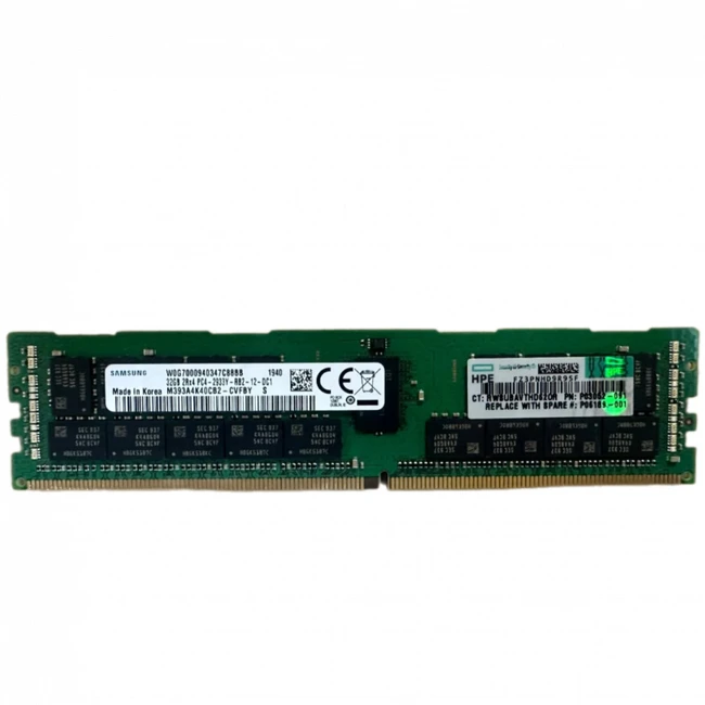 Серверная оперативная память ОЗУ HPE 32GB DDR4-2933 Registered P00924-B21 32 ГБ, DDR4