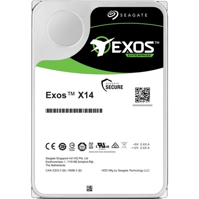 Внутренний накопитель Seagate Exos X14 12TB HDD ST12000NM0038