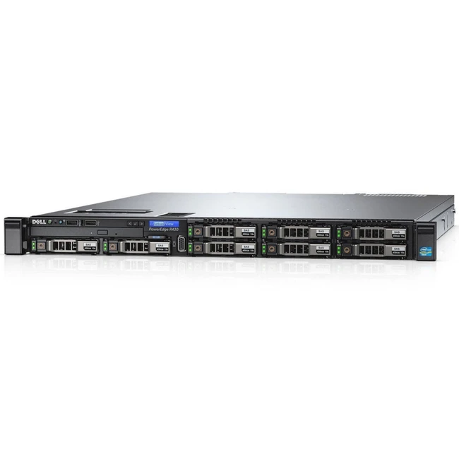 Сервер Dell PowerEdge R430 210-ADLO-208 1U Rack, Xeon E5-2609 v4, 1700 МГц, 8, 20, 2 x 16 ГБ, SFF 2.5", 8, 2x 240 ГБ