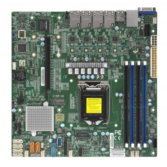 Серверная материнская плата Supermicro X11SCL-LN4F