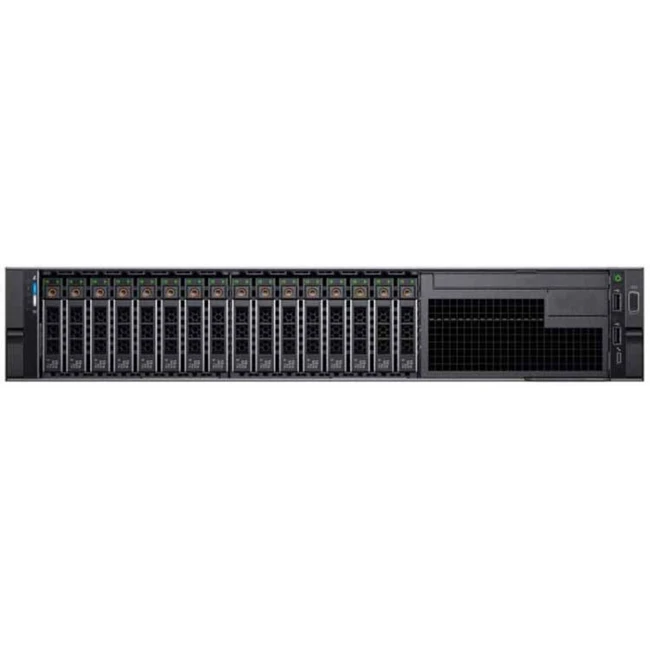 Сервер Dell PowerEdge R740 R740-4388 2U Rack, Xeon Silver 4214, 2200 МГц, 12, 16.5, 1 x 16 ГБ, SFF 2.5", 16, 1x 1.2 ТБ