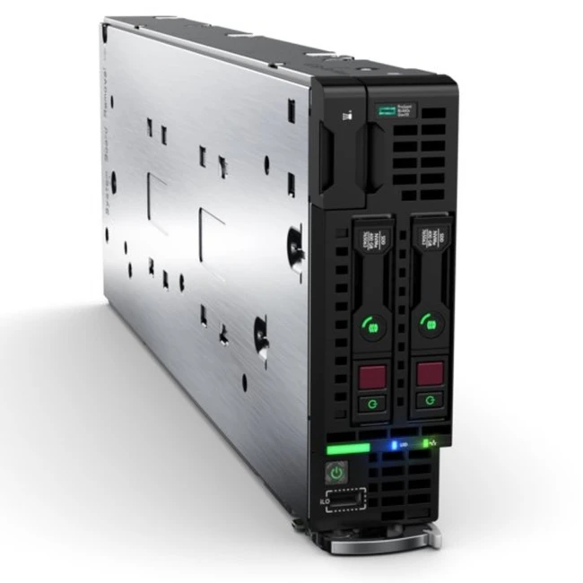 Сервер HPE ProLiant BL460c Gen10 863446-B21 Blade, Xeon Gold 5120, 2200 МГц, 14, 19.25, 4 x 16 ГБ, SFF 2.5", 2