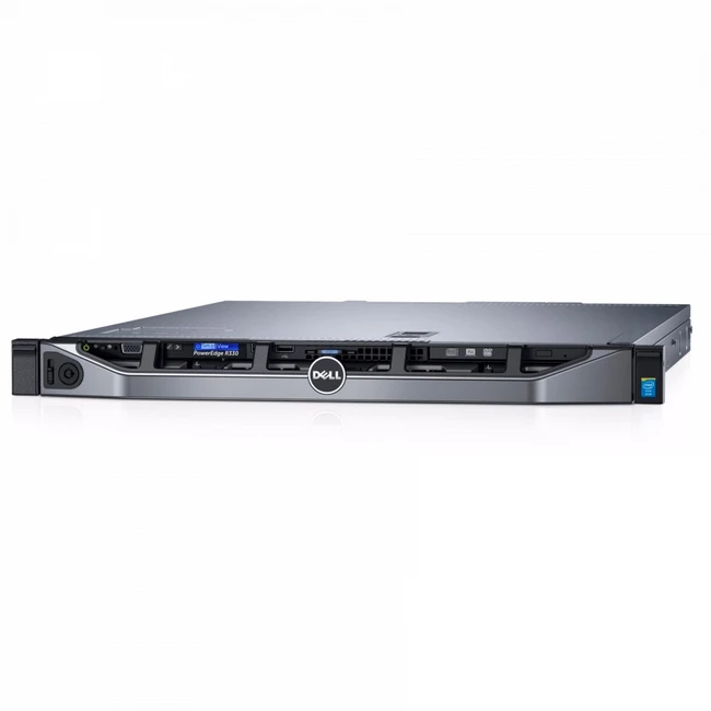 Сервер Dell PowerEdge R330 210-AFEV/054 (1U Rack, Xeon E3-1230 v6, 3500 МГц, 4, 8, SFF 2.5", 8)
