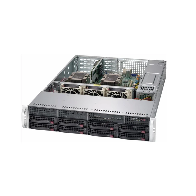 Серверный корпус Supermicro Black 2U SC825TQC SAS3 WIO Chassis CSE-825TQC-R1K03WB