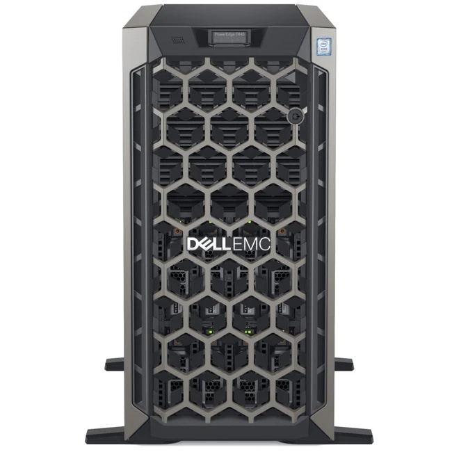 Сервер Dell PowerEdge T440 T440-2427 (Tower, Xeon Silver 4208, 2100 МГц, 8, 11, 2 x 16 ГБ, LFF 3.5", 8, 1x 1 ТБ)